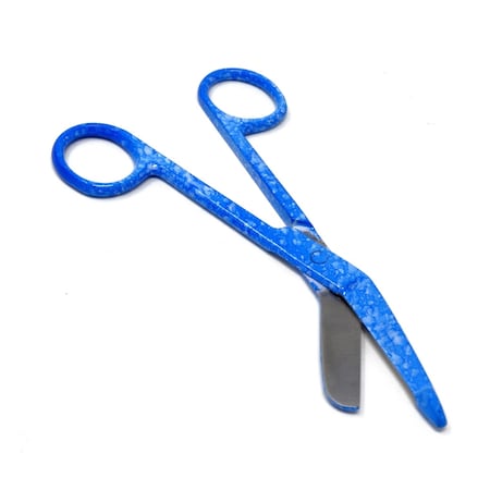 A2Z Scilab Blue Dew Drops Color Lister Bandage Scissors 5.5", Stainless Steel A2Z-ZR009